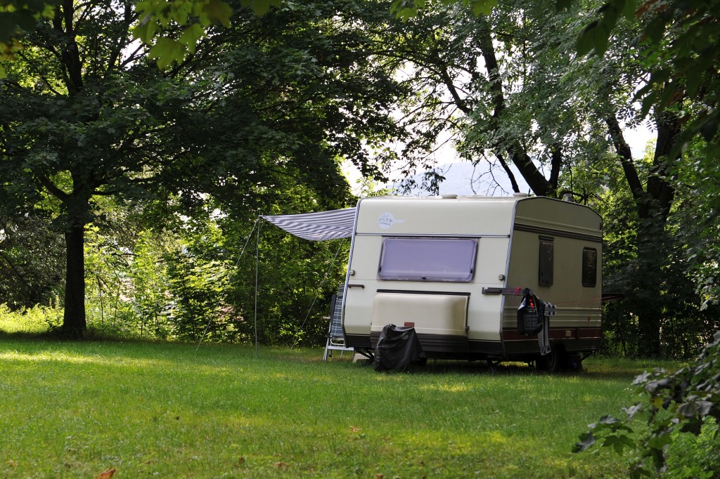 Campingplatz Finsterhof - Sommer am Finsterhof: Ein schattigiges Plätzchen ist im Hochsommer viel wert